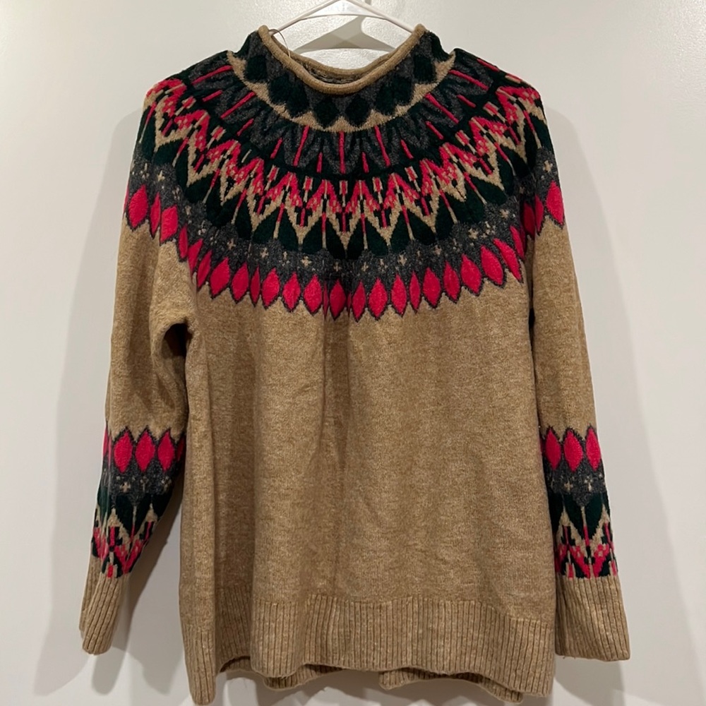 Vince Camuto Printed Sweater - 1X
